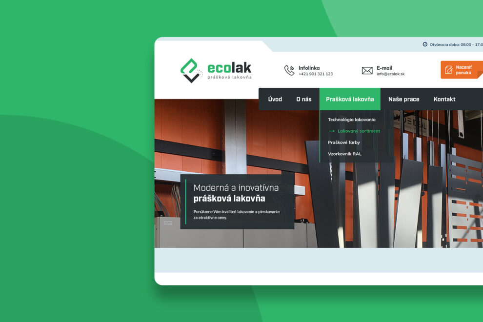 Hlavný obrázok z projektu Ecolak