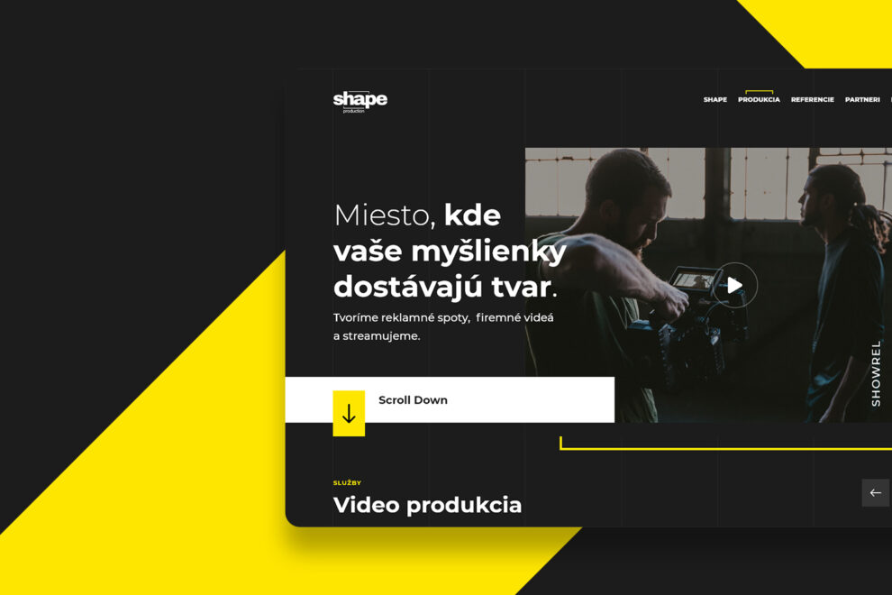 Hlavný obrázok z projektu Shape Production