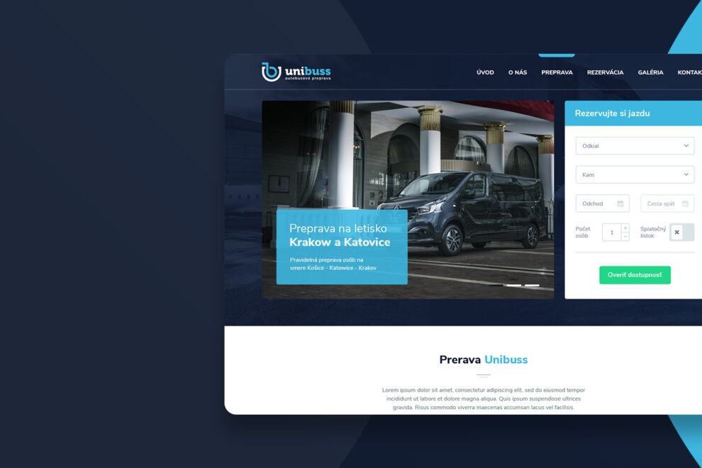 Hlavný obrázok z projektu UNIBUSS